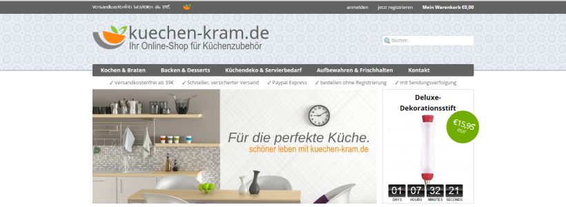 Onlineshop des Monats Februar – Das Familienunternehmen Kuechen-Kram.de